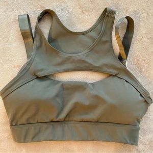 NVGTN Apex Bra in Khaki Green - Small
